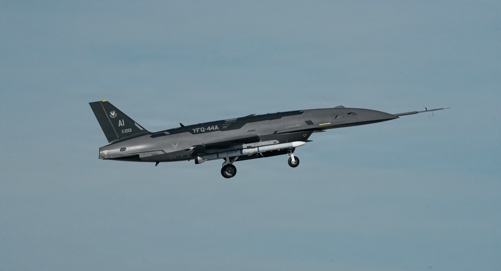 YFQ-44A Fury undergoing weapons integration testing – U.S. Air Force / DVIDS photo, public domain