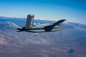 Talon IQ drone during a mission autonomy flight